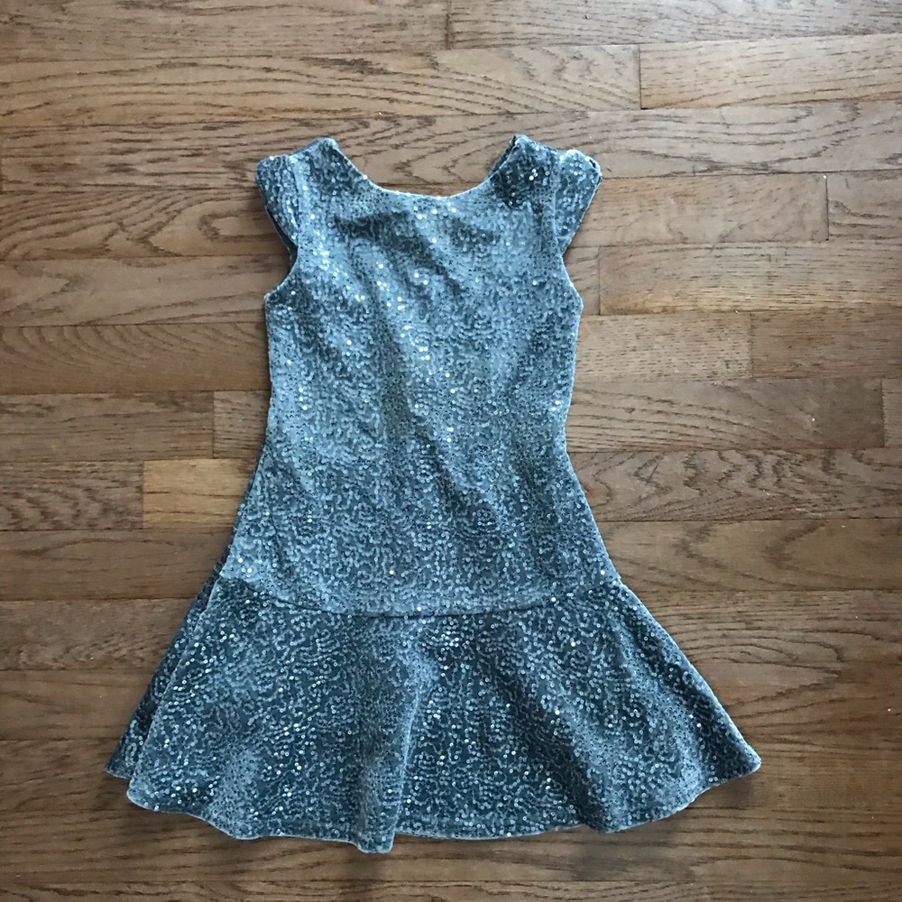 Children’s Place Grey sequence dress